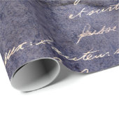 Gothic Grunge Indigo  ラッピングペーパー (ロールコーナー)