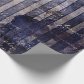 Gothic Grunge Indigo  ラッピングペーパー (角)