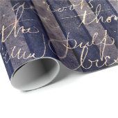 Gothic Grunge Indigo  ラッピングペーパー (ロールコーナー)