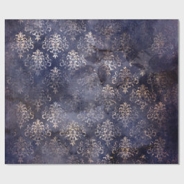 Gothic Grunge Indigo  ラッピングペーパー