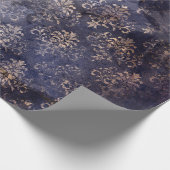 Gothic Grunge Indigo  ラッピングペーパー (角)