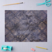 Gothic Grunge Indigo  薄葉紙 (クラフト)