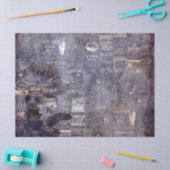 Gothic Grunge Indigo  薄葉紙 (クラフト)