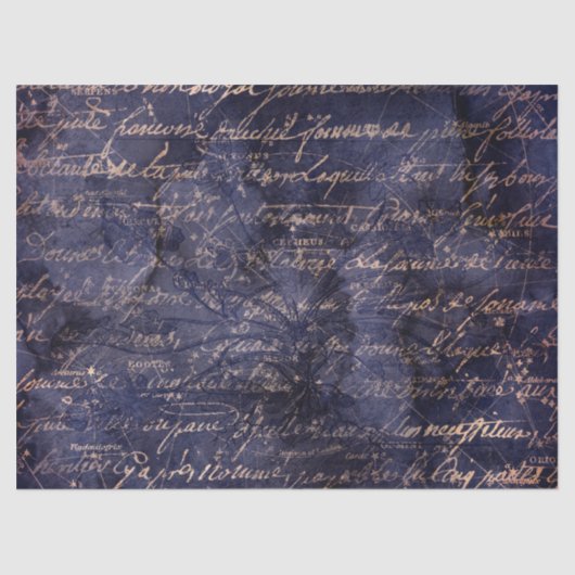 Gothic Grunge Indigo  薄葉紙 (正面)