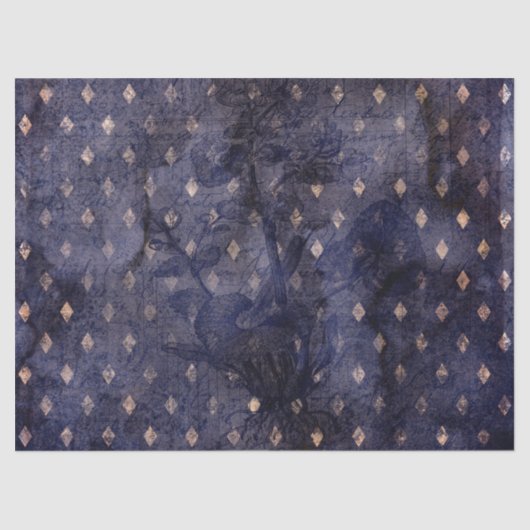 Gothic Grunge Indigo  薄葉紙 (正面)