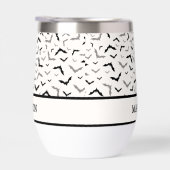 Gothic Halloween Black Bat Wedding (右面)