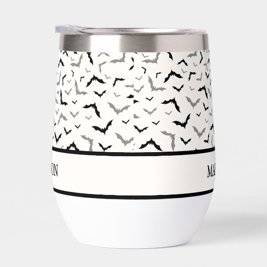 Gothic Halloween Black Bat Wedding (右面)