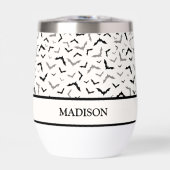 Gothic Halloween Black Bat Wedding (正面)