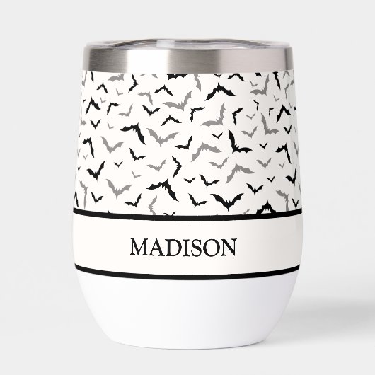 Gothic Halloween Black Bat Wedding (背面)