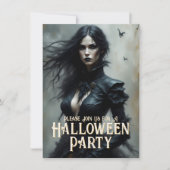 Gothic Halloween Night of Mystery Invitation (正面)