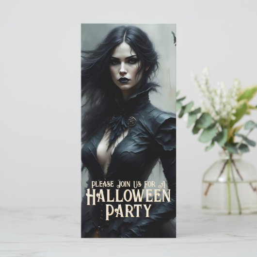 Gothic Halloween Night of Mystery Invitation (スタンド正面)