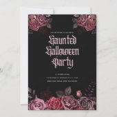 Gothic Halloween Party Invitation  招待状 (正面)