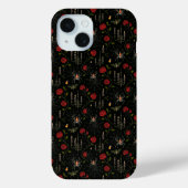 Gothic Halloween Roses & Spider Case-Mate iPhoneケース (裏面)