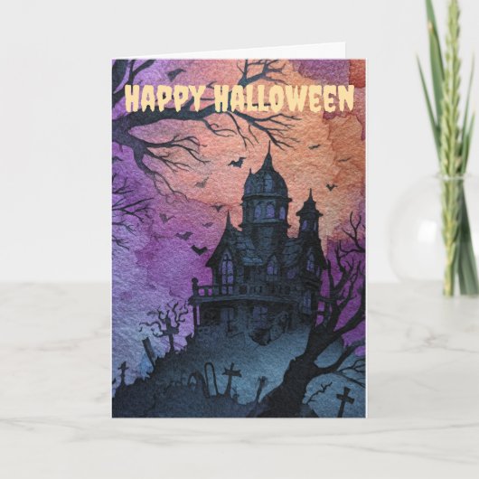 Gothic Halloween Scene シーズンカード (正面)