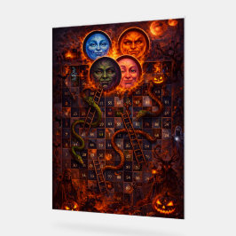 Gothic Halloween snakes and ladders mystical wall  アクリルサイン