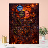 Gothic Halloween snakes and ladders mystical wall  アクリルサイン (ウェディング)