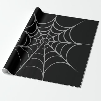 Gothic Halloween Spider Web Wrapping Paper ラッピングペーパー