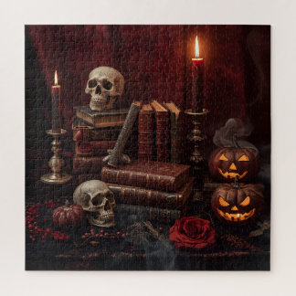Gothic Halloween Still-Life Puzzle  ジグソーパズル