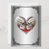 Gothic halloween wedding Invitation 招待状 (裏面)