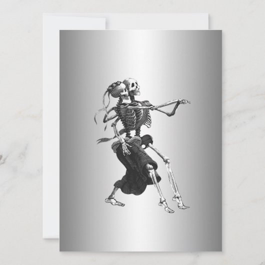 Gothic halloween wedding Invitation 招待状 (裏面)