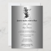 Gothic halloween wedding Invitation 招待状 (正面)