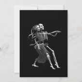 Gothic halloween wedding save the date invitation 案内状 (裏面)