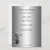 Gothic halloween wedding save the date invitation 案内状 (正面)