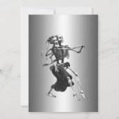 Gothic halloween wedding save the date invitation 案内状 (裏面)