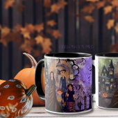 Gothic Haunted House Halloween Mug マグカップ