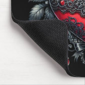 Gothic Heart Valentine Mouse Pad マウスパッド (コーナー)