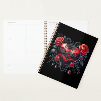Gothic Heart Valentine Planner プランナー手帳