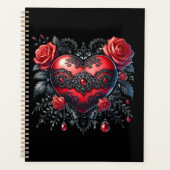 Gothic Heart Valentine Planner プランナー手帳 (正面)