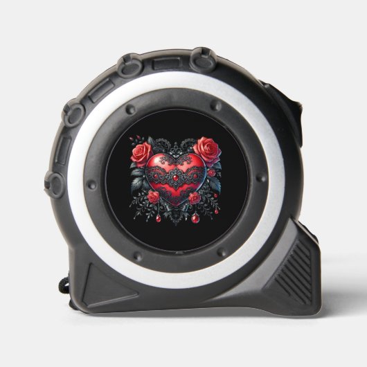 Gothic Heart Valentine Tape Measure メジャー (正面)