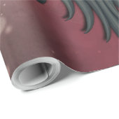 Gothic Heart with Bloom and Wings.  ラッピングペーパー (ロールコーナー)