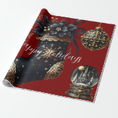 Gothic Holidays Wrapping Paper ラッピングペーパー (アンロールド)