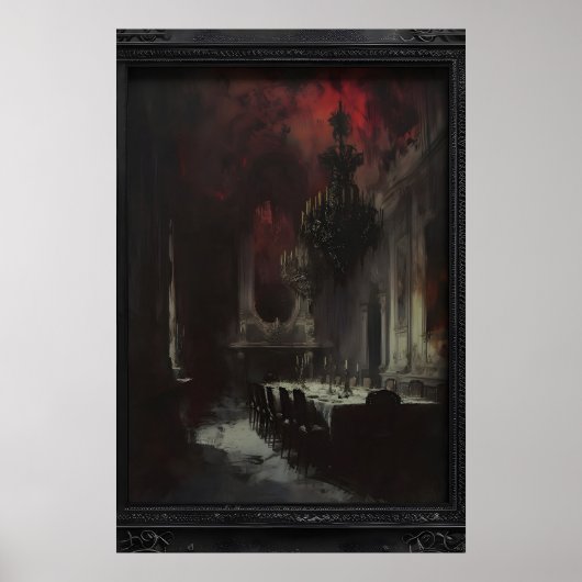 Gothic Horror Art for Dark Souls, Victorian Goth ポスター (正面)