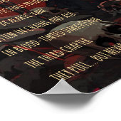 Gothic Horror Chain Keeper Dark Fantasy Wall ポスター (角)