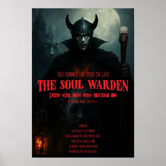Gothic Horror Poster Soul Warden Wall Art Poster ポスター (正面)