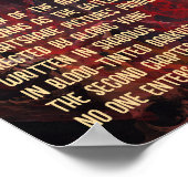 Gothic Horror Poster The Gatekeeper Wall Art  ポスター (角)