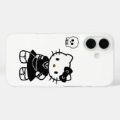 Gothic Kawaii Kitty – Emo Aesthetic iPhone / iPad  Case-Mate iPhoneケース (裏面 (横))