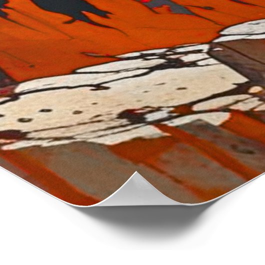 Gothic Knight Duel Poster – Dark Fantasy Art ポスター (角)