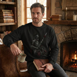 Gothic Knight of the Bleeding Rose Dark Fantasy スウェットシャツ