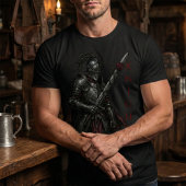 Gothic Knight of the Bleeding Rose Dark Fantasy Tシャツ