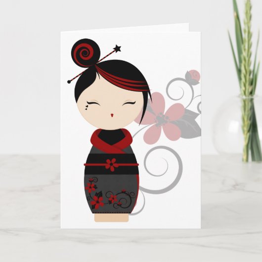 Gothic Kokeshi Card カード (正面)