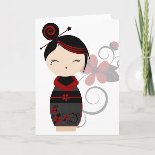 Gothic Kokeshi Card カード