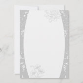 Gothic Little Monster Baby Shower Design 招待状 (裏面)