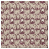 Gothic Love Valentine Burgundy Toile De Jouy  ファブリック (見本)