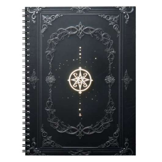 Gothic Magic Notebook, Dark Aesthetic Journal ノートブック (正面)