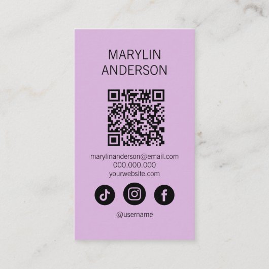 Gothic Makeup Powder Brush Beauty 名刺 (裏面)