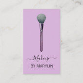 Gothic Makeup Powder Brush Beauty 名刺 (正面)